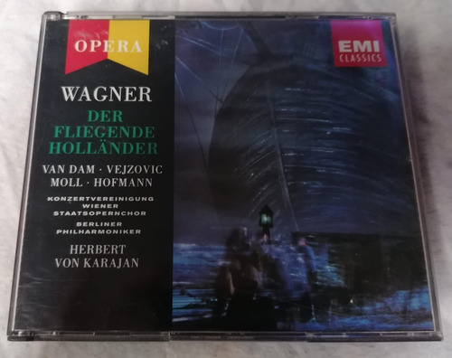 Wagner - Der Fliegende Holländer Van Dam - Hofmann / Karajan (Usado)