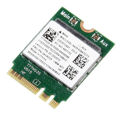 Tarjeta Wifi 802.11b/g/n  + Bluetooth 4 Rtl8723be