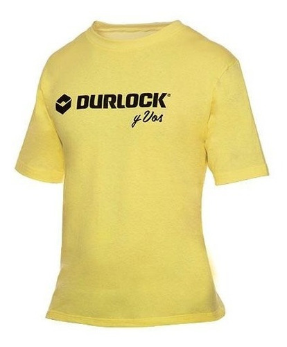 Remera Durlock Oficial® Amarilla Algodón