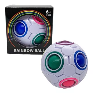 Cubo Magico Pelota Rainbow Ball Magic Rubik Fidget Toy Stick