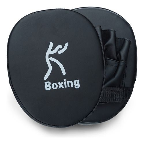 Manopla De Boxeo De Cuero Pu Con Espuma Gruesa Curvada Para