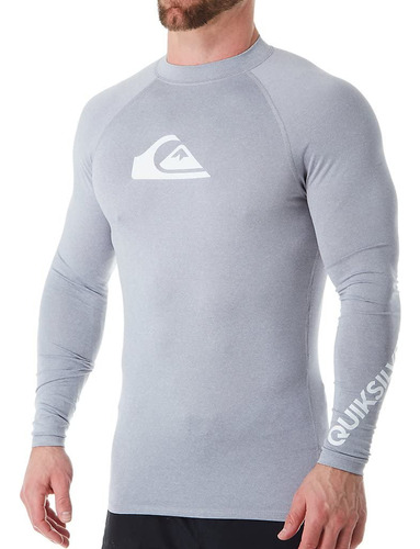 Quiksilver Camiseta De Surf De Manga Larga Para Hombre, Con