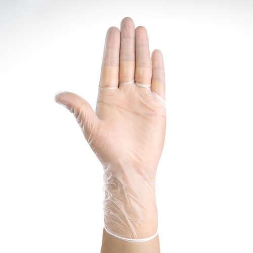 Guantes De Vinilo Descartables Transparente Caja 100 Unds
