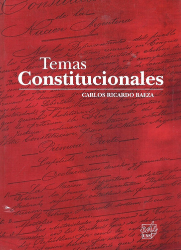 Temas Constitucionales - Carlos Ricardo Baeza - Dyf