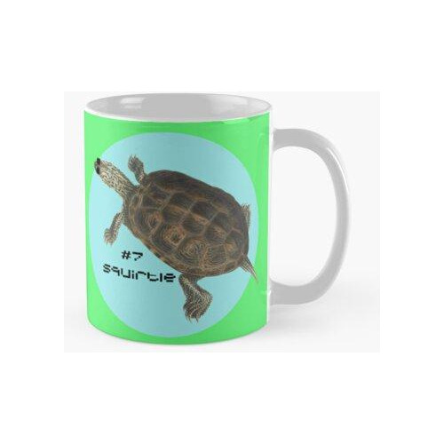 Taza Kanto Starter Diseño Realista Tortuga De Agua Calidad P