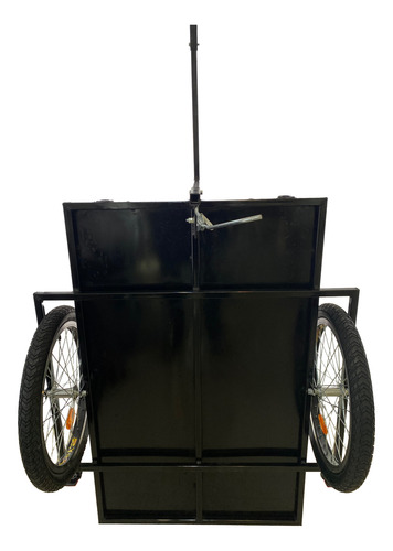 Trailer Remolque Para Bicicleta Playo 120x70cm Negro
