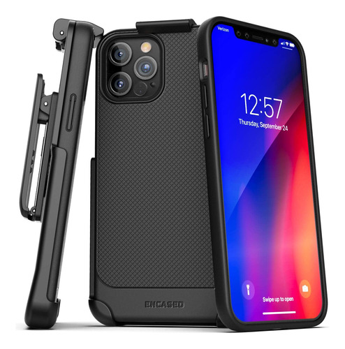 Funda Reforzada Y Clip De Cinturon Para iPhone 12 Pro Max