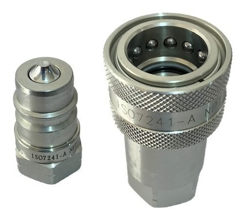 Juego Cople Rapido Hidraulico Iso7241-a Pivote 3/8 Npt