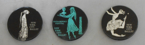 3 Pins Del New York City Ballet