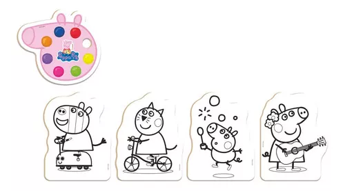 Kit de Atividades Infantil - Peppa Pig - Nig Brinquedos