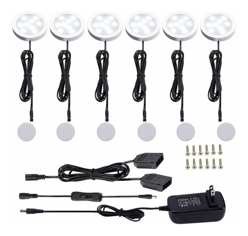 Aiboo Kit De Luces Led Para Debajo Del Gabinete De 12 V, Pa.