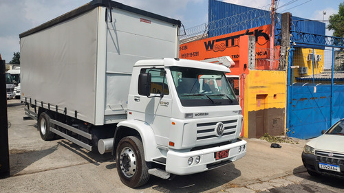Volkswagen 17-190 Modelo 2013 Com Baú Sider