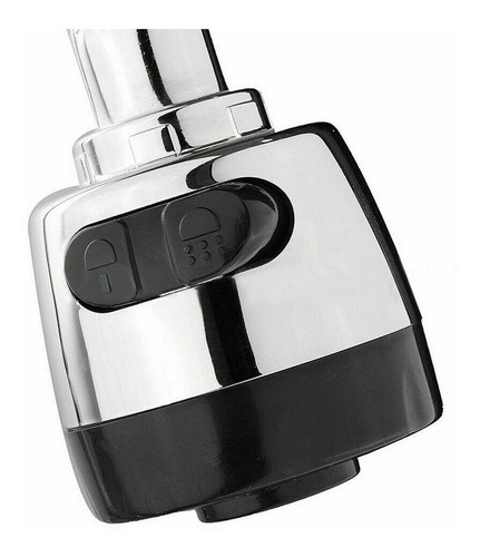 Imagen 8 de 8 de Griferia Canilla Monocomando Cocina Flexible 360º Pico Ancho