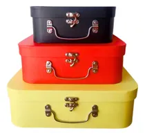 Comprar Trio De Maletas Decorativas ( 3 Peças )