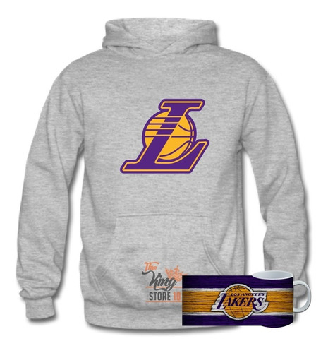 Poleron, Los Angeles Lakers, Xxxl, L +taza / Thekingstore10