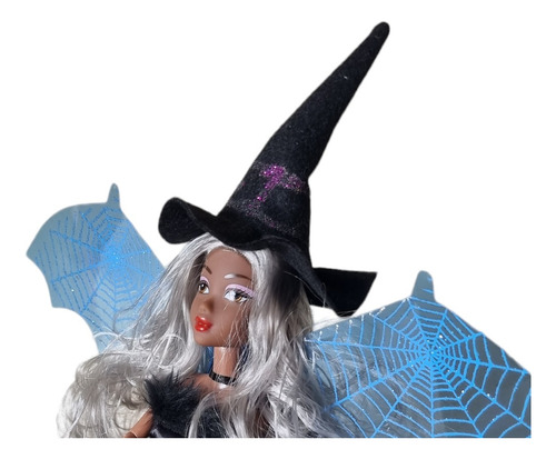 Boneca Barbie Similar Bruxa Halloween Articulada (Usado)