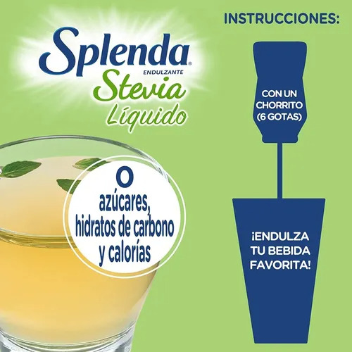 2pz Endulzante Splenda Stevia Bote 60ml