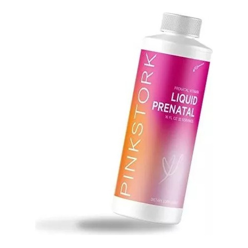 Vitaminas Liquidas Prenatales Usa Pink Stork  Folate + Iron