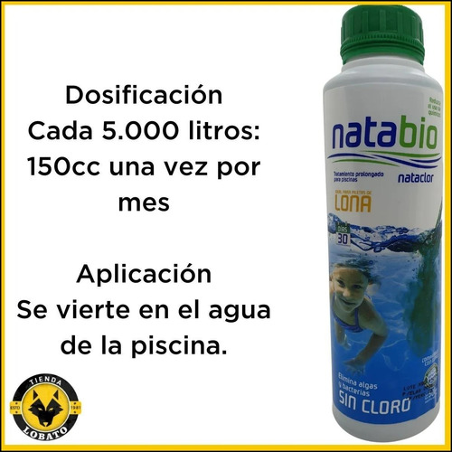 Combo Pastillas Boya + Natabio Kit Piletas Lona Nataclor
