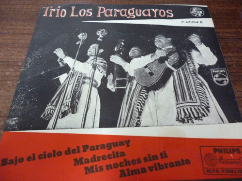 Trio Los Paraguayos Bajo El Cielo Ep 7´ Con Tapa