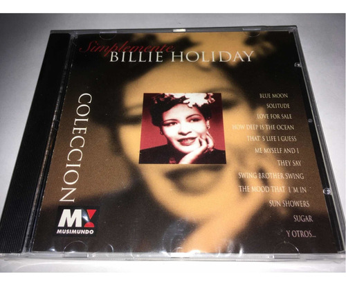 Billie Holiday - Simplemente - Collecion - Cd Nuevo Cerrado