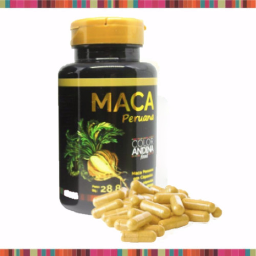 Imagem 2 de 5 de Maca Peruana Amarela Pura Dos Andes 60 Cápsulas Color Andina