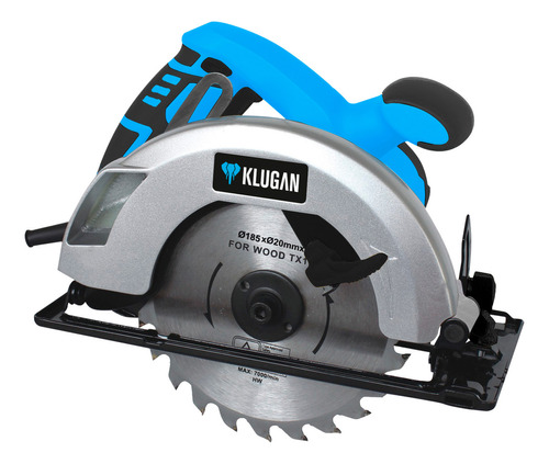 Sierra Circular Klugan Sci1400 185mm 1400w 4500 Rpm Celeste 50/60