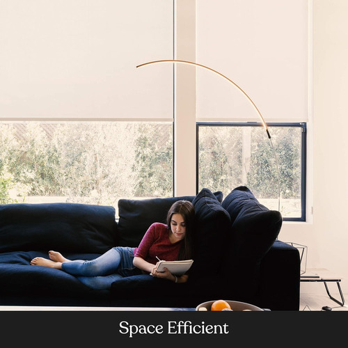 Brightech, Lámpara De Piso Led Sparq Arc. Curva, Diseño De I
