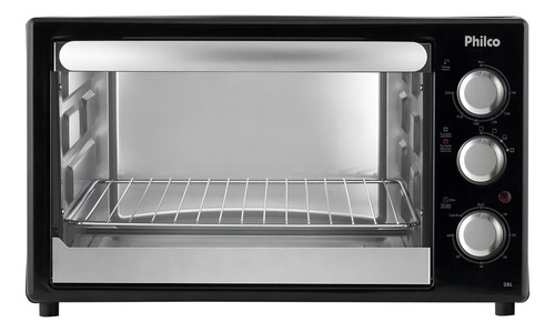 Horno eléctrico de encimera Philco PFE40P 38L negro