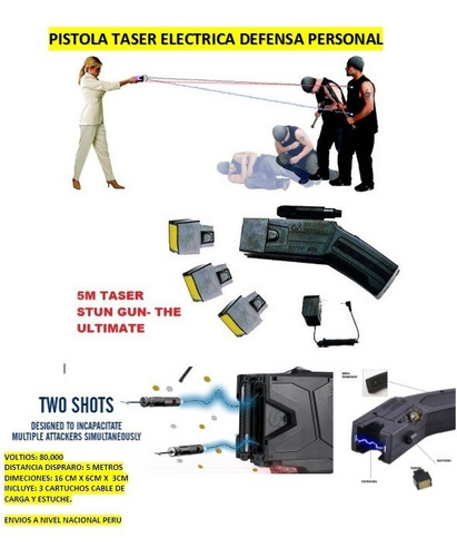 Imagen 4 de 4 de Electroshok De Pistola La Original