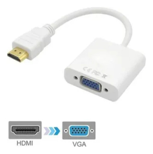 Convertidor De Hdmi A Vga (sin Sonido)