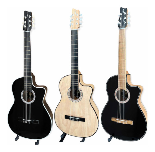 Imagen 1 de 8 de Guitarra Acústica+forro +método+pick De Rasgueo+envío Gratis