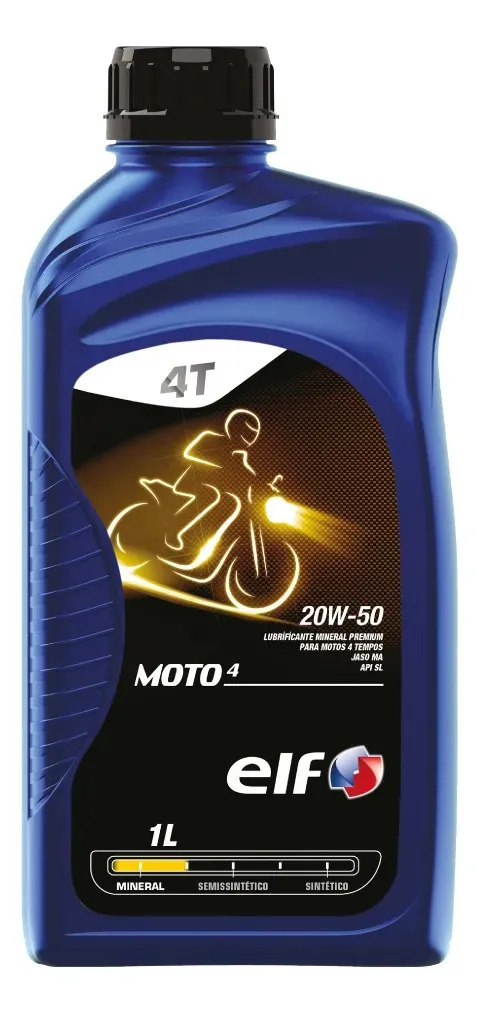 Óleo Para Moto Mineral Elf Moto 4 20w-50