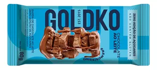 Chocolate ao leite Gold & Ko sem glúten pacote 80 g