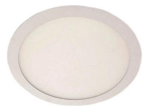 Panel Led Circular 12w Luz Fría Emb Blanco D17cm
