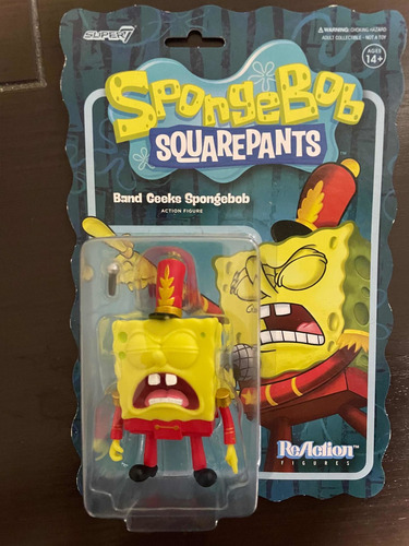 Super7 Reaction - Bob Esponja Banda De Tontos Nuevo