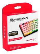 Comprar Set 104 Hyperx Pudding Keycaps Double Shot Ds Pbt Rosa