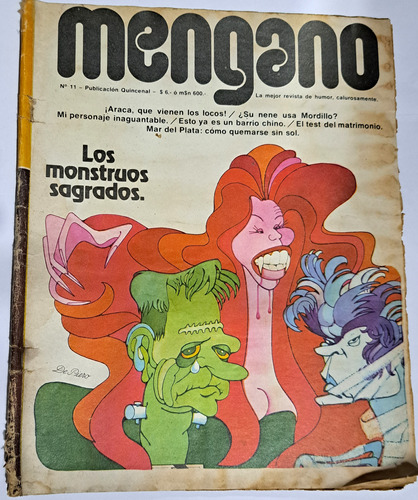 Revista Mengano N° 11 / 1975 / Los Monstruos Sagrados