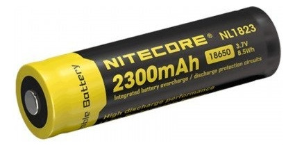 Pilha  recarregável 18650 Nitecore Li-Ion NL1823 Cilíndrica