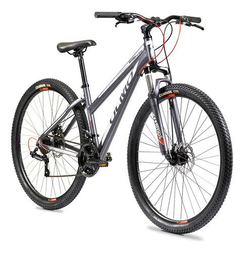 Bicicleta Olmo Wish 295 Talle 16 21vel Disco Mecánico Negro/gris 16 "