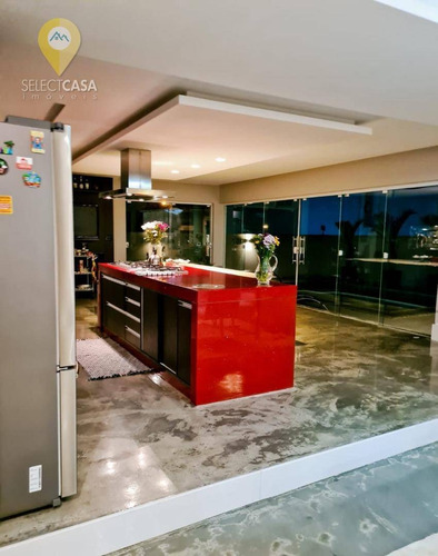 Imagem 2 de 30 de Mansão No Boulevard Lagoa 4 Quartos Todos Suítes - Ca0225