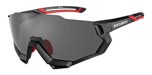 Imagem 4 de 7 de Óculos Ciclismo Bike 5 Lentes + Suporte Grau Kit Completo