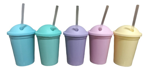 Vasos Milkshake Souvenir Eventos Infantiles X 35 Unidades