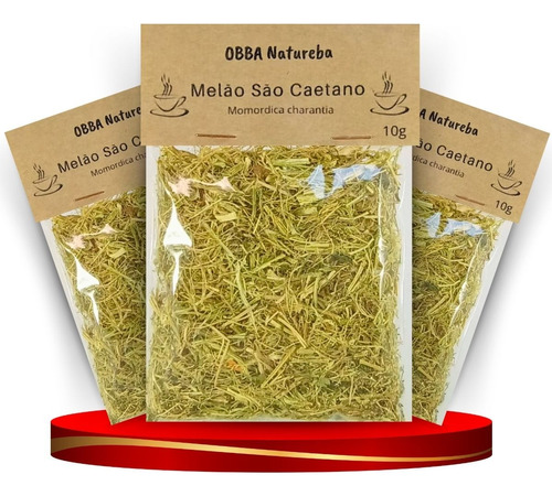 Chá em ervas secas Melão de São Caetano 30 g pacote x 3