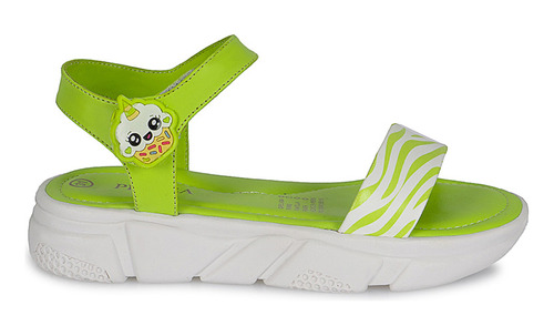 Sandalia D'orsay Casual Niña Piazza Kids Verd/limon 115