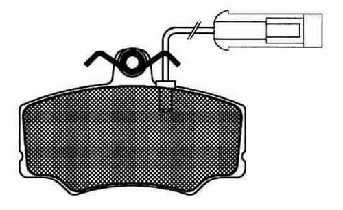 Pastilla De Freno Alfa Romeo 155 90/94 Delantera