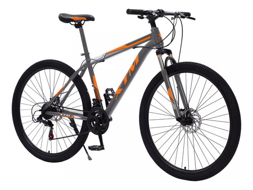 Bicicleta Montaña Rodado 29 Con  21 Velocidadr  Premium Color Gris