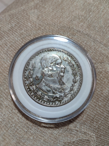 Moneda  Plata Un Peso Mexicano 