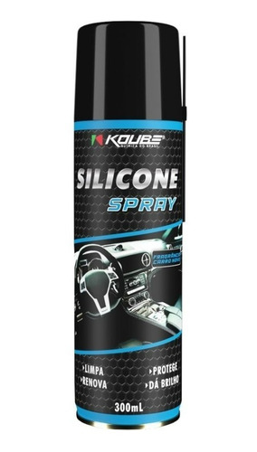 6x Silicone Spray 300ml Carro Novo - Koube