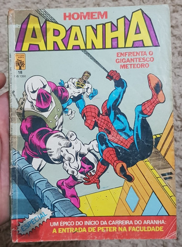 Homem-aranha N° 18 - Ed. Abril (1984) (Usado)
